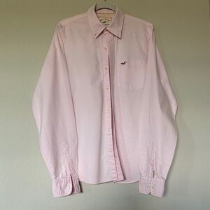 Hollister Men's Light Pink Casual Shirt